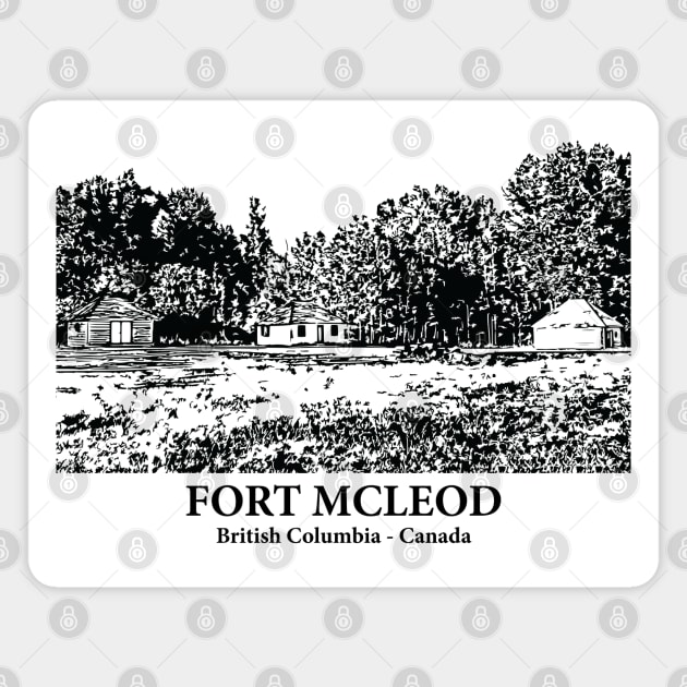 Fort McLeod - British Columbia Magnet by Lakeric